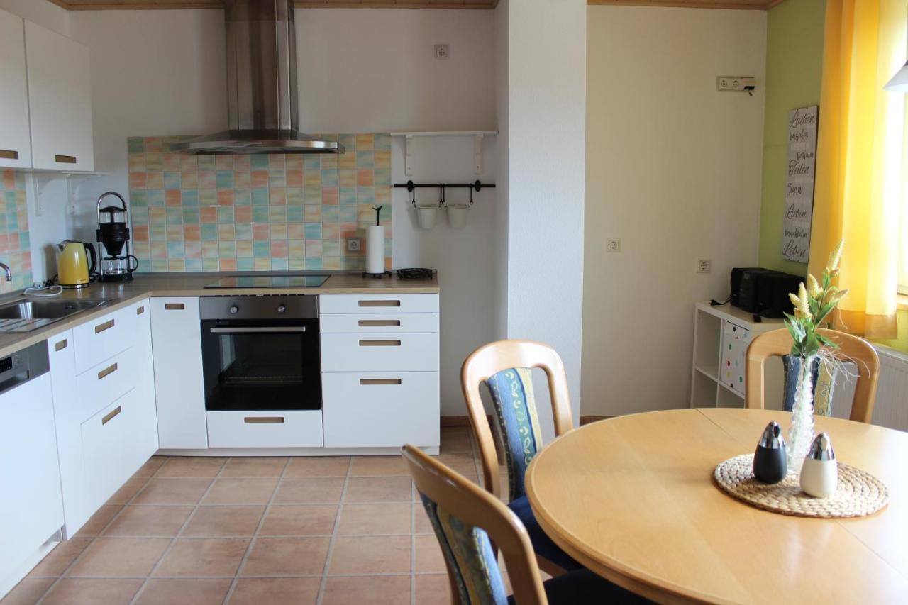 Ferienwohnung Landsburgblick Neuental Esterno foto