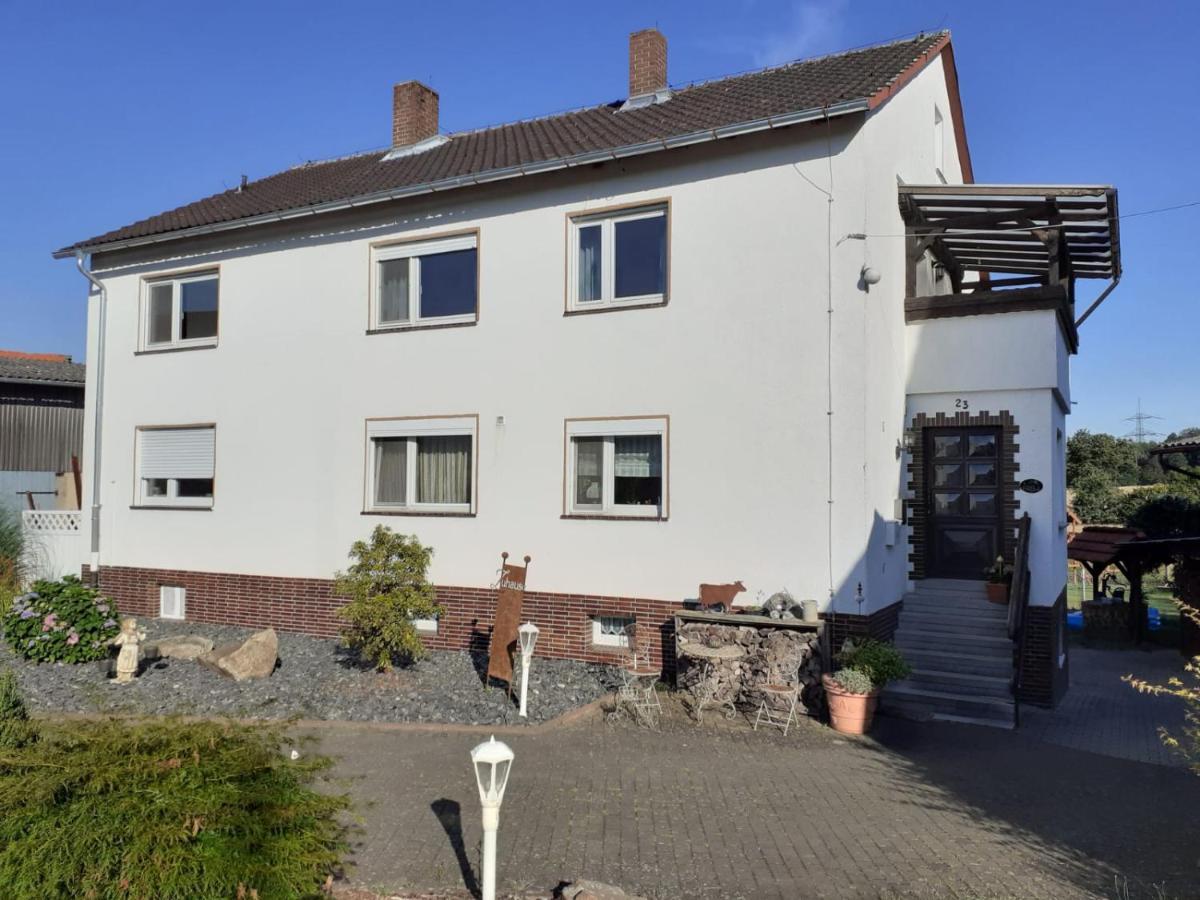 Ferienwohnung Landsburgblick Neuental Esterno foto